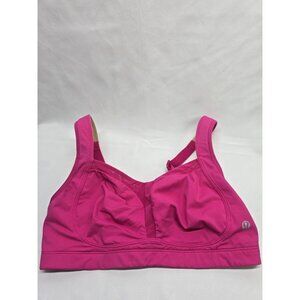 Lululemon Ta Ta Tamer III Pink Bon Bon- Size 34D- No Padding Inserts